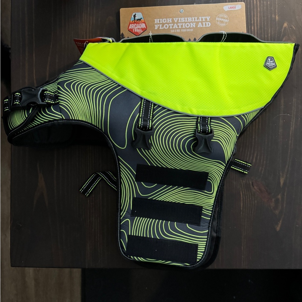 Arcadia Trail High Visibility Dog life jacket size large